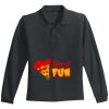 Youth Long Sleeve Silk Touch Polo Thumbnail