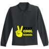 Youth Long Sleeve Silk Touch Polo Thumbnail
