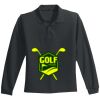 Youth Long Sleeve Silk Touch Polo Thumbnail