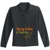 Youth Long Sleeve Silk Touch Polo Thumbnail