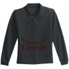 Youth Long Sleeve Silk Touch Polo Thumbnail