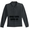 Youth Long Sleeve Silk Touch Polo Thumbnail