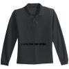 Youth Long Sleeve Silk Touch Polo Thumbnail