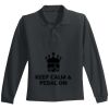 Youth Long Sleeve Silk Touch Polo Thumbnail