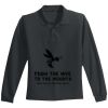 Youth Long Sleeve Silk Touch Polo Thumbnail